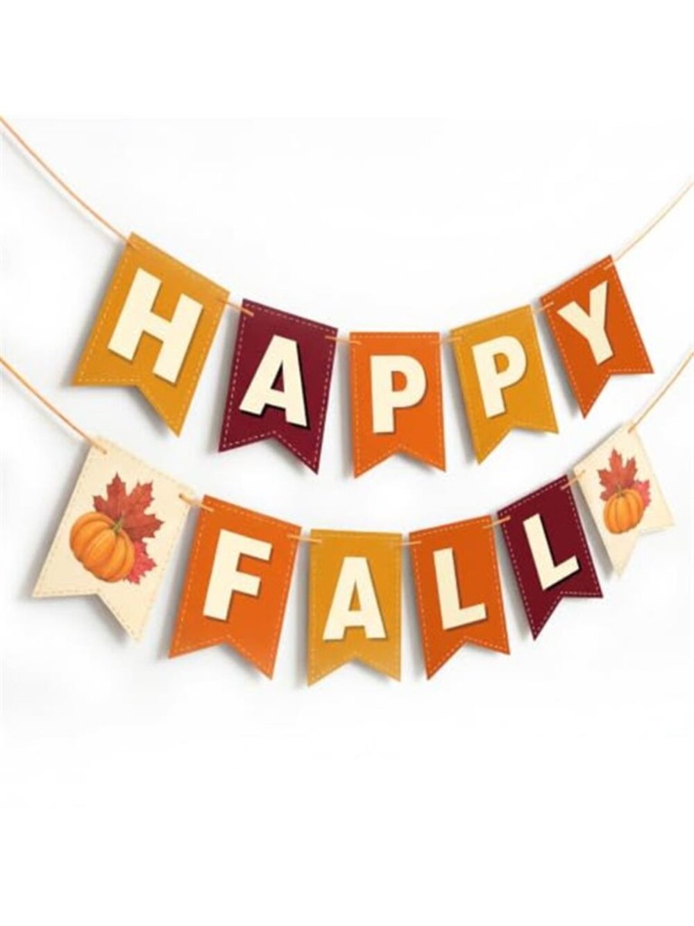 Happy Fall Banner Fall Decorations for Home Indoor Outdoor